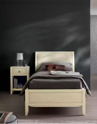 Luxus Schlofkummer Set Nuetsdësch Bett 2-Deel Komplett Set Design Ariichtung Nei