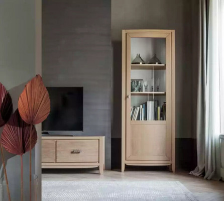 Miwwelen Holz Vitrin Glasschaf Kommode Schief Italienesch Miwwelen Nei