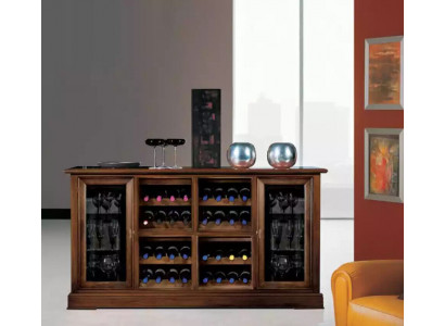 Hausbar Barschaf Dësch Regal Wäiregal Wäischaf Luxus Vitrinn