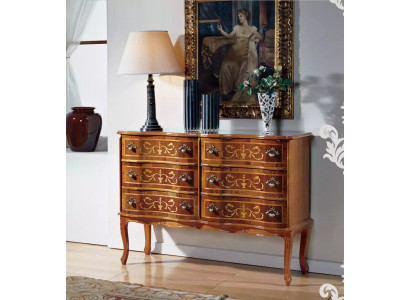 Héichwäerteg Kommode klassesch Miwwelen Luxus Schaf Schaf Holz Regal
