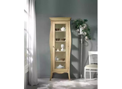 Buffet Luxus Vitrin Glas Schaf Klassesch Stil Italienesch Miwwelen