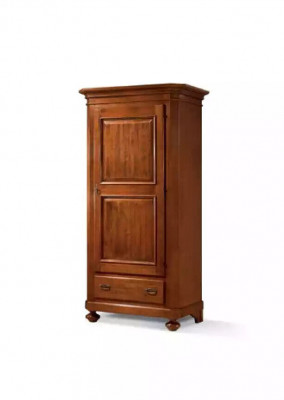 Schlofkummer Holz Schafschafgaart Garde-robe Miwwelen Design Kleederschaf Braun