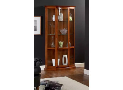 Schief Tresor aus Holz Glas Vitrine Schaf Vitrine Wunnzëmmer Miwwelen Anrichte