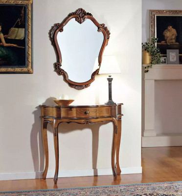 Elegant brongen Konsolendësch Spigel Klassesch Schlofzëmmer Set