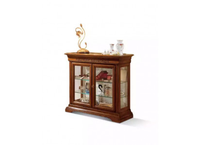 Vitrine Italienesch Luxus Miwwelen Vitrinneschaf Glas Design Schiefcher