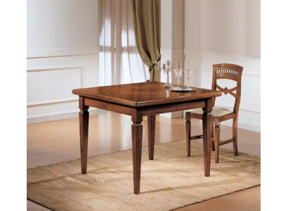 Iesszëmmer Miwwelen Dëscher Quadratesch Holz Brong Iessdëscher Massivholz Neien