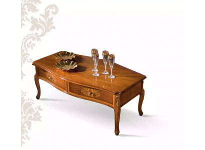 Klasseschen brongen hëlze Couchtisch Luxus Design Tirang Dësch Neit