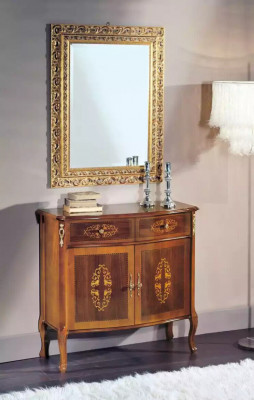 Braune Sideboard Luxus Holz Kommode Klassesch Konsole Héichwäerteg Miwwelen