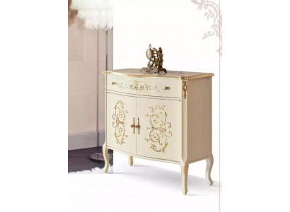 Klassesch wäiss Sideboard Holzmöbel Designer Kommode Wunnzëmmer Nei