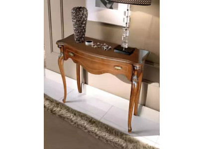 Braunen Luxus-Konsolendësch Schouflade Holzmöbel Schlofzëmmer Design Nei