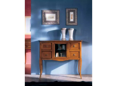 Klassesch Stil Kommode Sideboard Wunnzëmmer Holz Anrichte Braun Nei