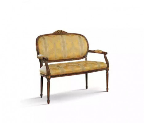Klassesch Giel Sëtzbank Retro Wunnzëmmer Luxus Design Nei