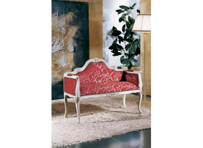 Design Italienesch Miwwelen 2 Sëtz Sofa Couch Polster Lounge Couchen