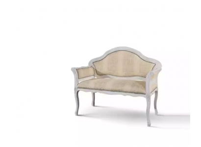 Luxus 2-Sëtzer Canapé Polster Sofa Textil Stoff Couchen Klassesch Nei