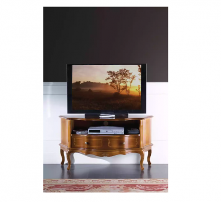 Klassesche Luxus Sideboard Designer TV-Stänner Tiräng-Brongen Holz