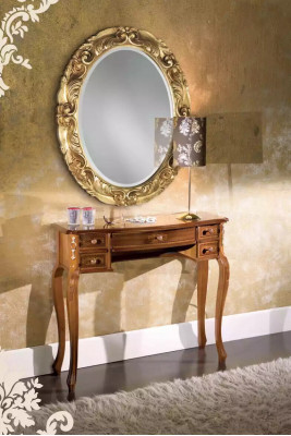 Klasseschen Konsolendësch Designer Bruaderen Holz Schminkdësch Nei Miwwelen