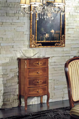Klassesch Luxuscommode Brongen Holz Wunnzëmmer Miwwel Design Nei
