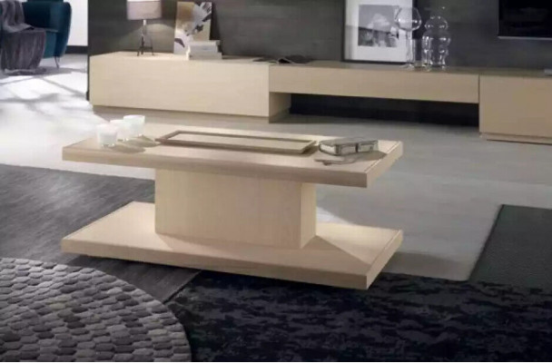 Klassesche Luxus Designer Couchtisch Wunnzëmmer Dësch Niewendësch Holz