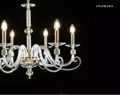 Kristall-Pendelluchter, Krounluchter, Hängeluchter, Plafongsluchter