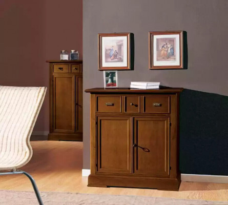 Buffet Kommodd Schaf Braun Kommoden Design Schief hëlz Nei