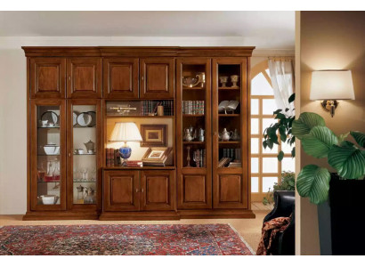 Wunnwand Italienesch Holzmiwwelen Designer Wandschränken Wunnzëmmer Nei