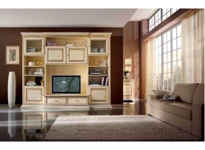 Klassesch Wunnmauer Wunnzëmmer Sideboard RTV Regal Maueren Schaf Nei