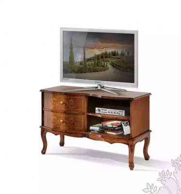 Klassesche Designer TV-Stänner Luxus Sideboard Lowboard Wunnzëmmer Braun