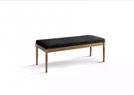 Bank Pouf Designer Sëtzbank Wunnzëmmer Klassesch Miwwelen Nei