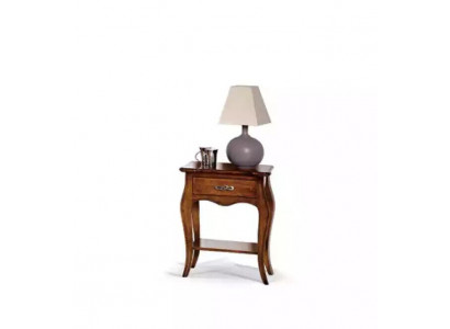 Schlofzëmmer Nuetsschaf Klassesch Design Miwwelen Holz Luxus Brong Nei