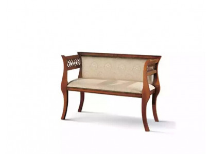 Sëtzbank Klassesch Bänk Luxus Polsterméibelen Designer Sëtzméibelen 111x43x78