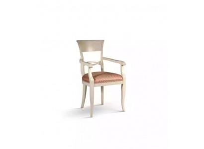 Stull mat Armlehn Braun Design Wunnzëmmer Polster Iesszëmmer Holz Neit