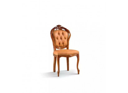 Luxus Stull Braun Iesszëmmer Designer Holz Miwwelen Stull ouni Armleen.