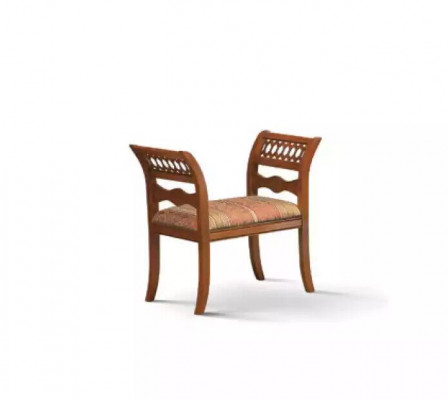 Sëtzbank Polster Stoff Sëtz Stil Klassesch Designer Wunnzëmmer Miwwelen