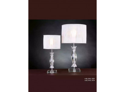 Klassesch wäiss Dëschlampe Schreifdësch Lampe Kristall Beliichtung