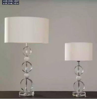 Schreifdëschlampe Kronluucht Kristall Modern Dësch Design Luucht