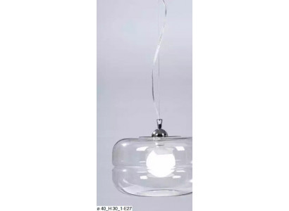 Modernt transparent Hängeleucht Pendelleucht Plafongluchter Design