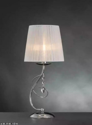 Klassesch Dëschbeliichtung Dësch Stehlampe Luuchten Designer Kristall