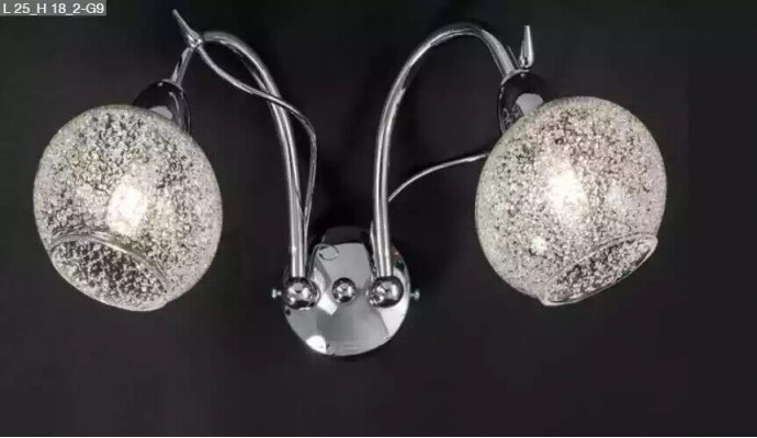 Luxuriéische Wandluucht Gro 2x Luuchten Ronnform Deko