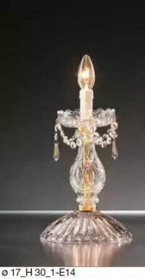 Klassesch Stehlamp Dëschtlamp Käerzenhaler Kronläuchter Antik Stil