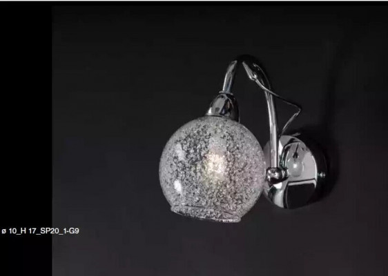 Sëlwer Wandkronluucht Klassesch Hänklampe Luxus Designer Luucht