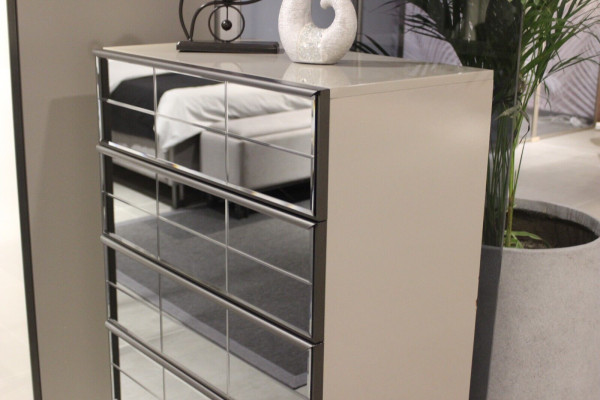 Kommode Glas Kommoden Schaf Modernt Sideboard Schlofzëmmer Loft Nei
