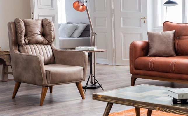 Landhausstil Fauteuil Ouerfauteuil Relax Fernsehsessel Einsitzer Canapé Sofa