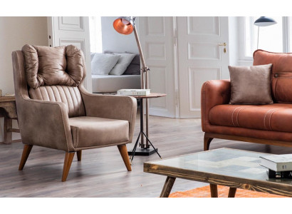 Landhausstil Fauteuil Ouerfauteuil Relax Fernsehsessel Einsitzer Canapé Sofa