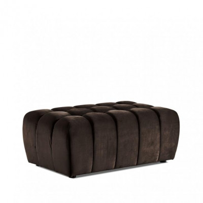 Hocker Fousshocker Bäihocker Chaiselongue Sëtzbank Samt Stoff