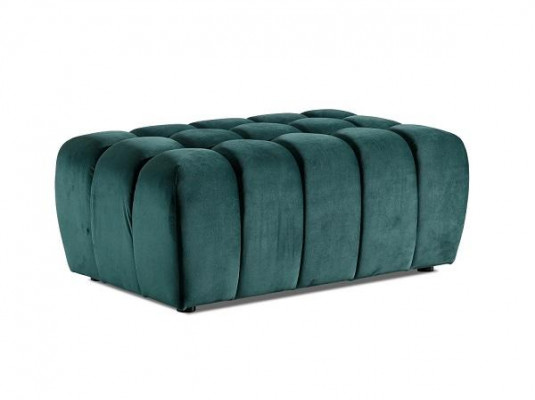 Hocker Fousshocker Bäihocker Chaiselongue Sëtzbank Samt Stoff
