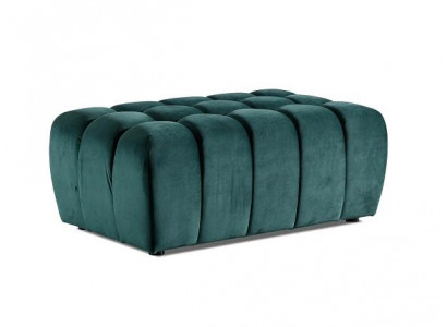 Hocker Fousshocker Bäihocker Chaiselongue Sëtzbank Samt Stoff