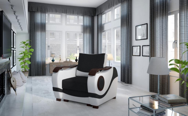 Club Lounge Fauteuil Designer Lehnstull Canapé 1 Sëtzer Fernseh Polster Einsëtzer