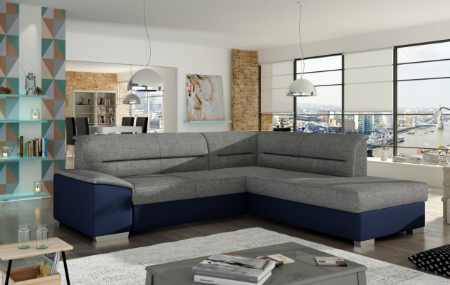 Stoff Ecksofa L-Form Sofa Canapé Design Polster Modern Textil Sëtzpolster Grupp