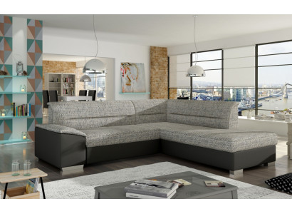Stoff Ecksofa L-Form Sofa Canapé Design Polster Modern Textil Sëtzpolster Grupp