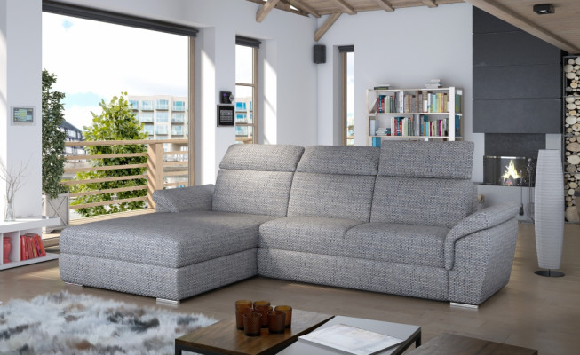 Canapé Wunnlandschaft Eck Garnitur Design Modern Sofa L-Form Stoffsofas Textil